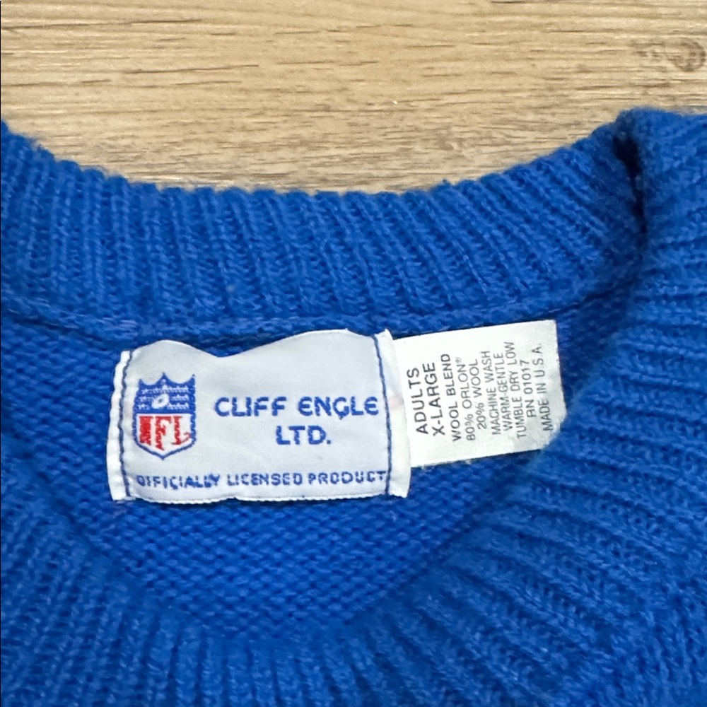 Vintage Detroit Lions men’s knit sweater - Picture 2 of 6